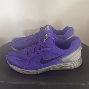 Purple Nike sneakers